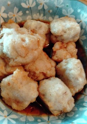 里芋の米粉団子あん-レシピのメイン写真