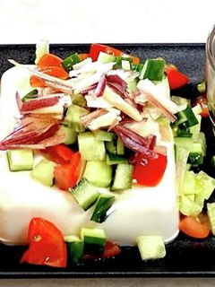 ピリ辛夏野菜冷奴-レシピのメイン写真