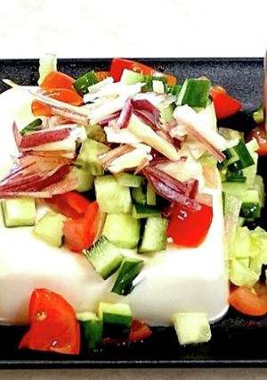 ピリ辛夏野菜冷奴-レシピのメイン写真