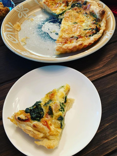 生クリームたっぷり!ほうれん草キッシュ-レシピのメイン写真
