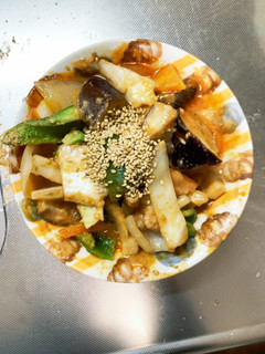 きな粉梅ケチャップ味豚こま大根青椒肉絲風-レシピのメイン写真