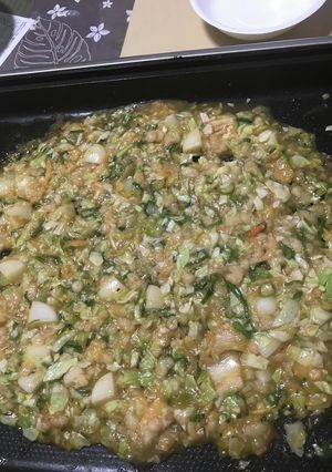 米粉のもんじゃ焼き-レシピのメイン写真