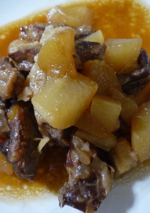 豚軟骨と大根の煮物-レシピのメイン写真