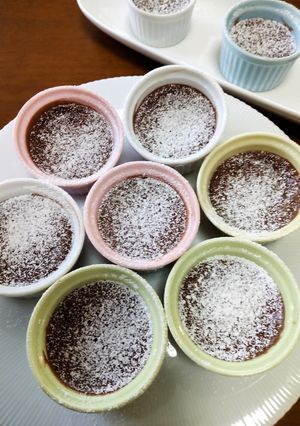 お米の粉deフォンダンショコラ♪-レシピのメイン写真