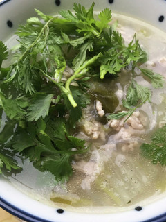 白菜と鶏ひき肉のベトナム風春雨スープ-レシピのメイン写真