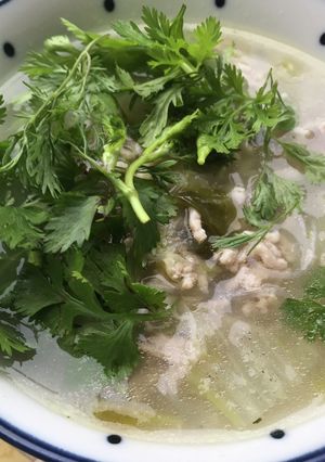 白菜と鶏ひき肉のベトナム風春雨スープ-レシピのメイン写真