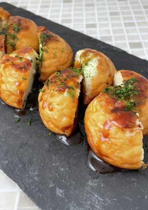 『魚河岸あげ』でたこ焼き風-レシピのメイン写真