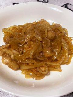 鶏肉と玉ねぎの甘酢焼き-レシピのメイン写真