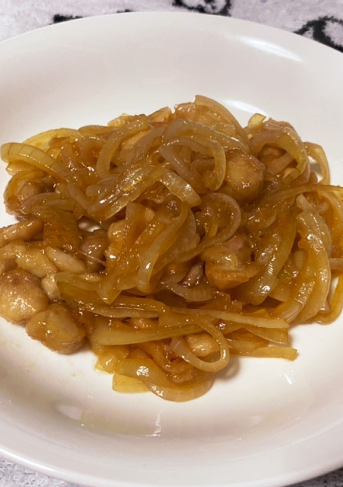鶏肉と玉ねぎの甘酢焼き-レシピのメイン写真