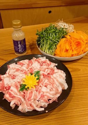 おうちごはん 家飲み2人(豚しゃぶ)-レシピのメイン写真