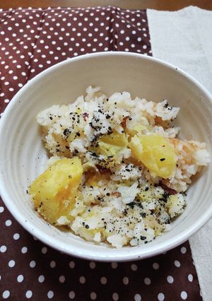 SOYMIL de 豆乳さつまいもご飯♪-レシピのメイン写真