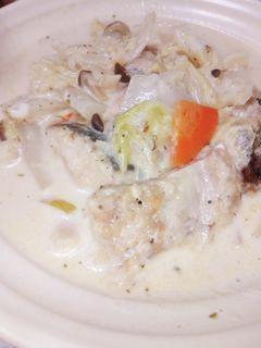 白菜と鮭のクリーム煮-レシピのメイン写真