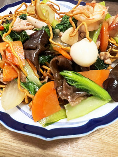 マジウマ!海鮮あんかけかた焼きソバ-レシピのメイン写真