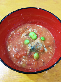 トマト缶でほっこり味噌汁-レシピのメイン写真