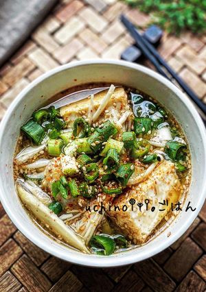 厚揚げとごぼうのごまたっぷり味噌汁-レシピのメイン写真