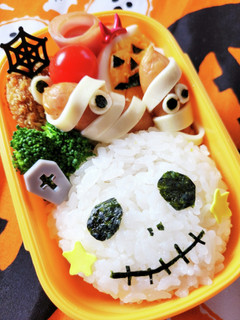 キャラ弁☆お顔いっぱい!ハロウィン弁当☆-レシピのメイン写真