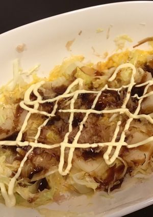 簡単♪レンジでお好み焼き風-レシピのメイン写真