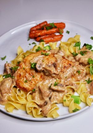 クリーミー・チキン+パスタでもごはんでも-レシピのメイン写真