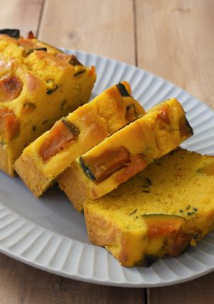 ふわふわ♪南瓜と米粉のパウンドケーキ-レシピのメイン写真