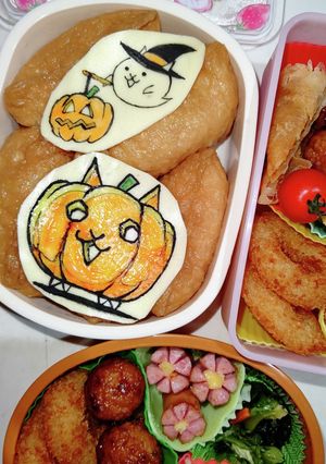 にゃんこ大戦争ハロウィン弁当～♪-レシピのメイン写真