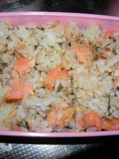 私のおふくろの味♡鮭と大葉の混ぜご飯-レシピのメイン写真