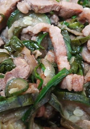 簡単中華・叉焼ねぎ炒め-レシピのメイン写真
