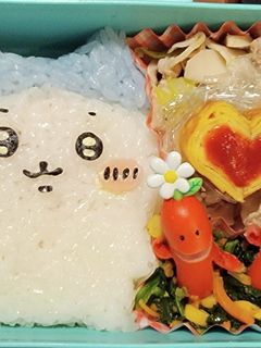 ちいかわハチワレおにぎり弁当!-レシピのメイン写真