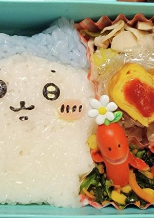ちいかわハチワレおにぎり弁当！-レシピのメイン写真