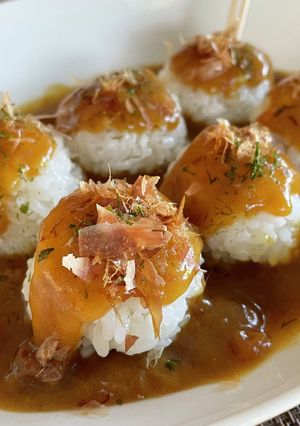 簡単♪なにわのデコカレー＊たこ焼き＊-レシピのメイン写真