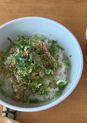 やきとり缶詰で☆塩やきとり葱まみれ丼-レシピのメイン写真