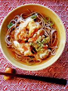 舞茸天ぷら蕎麦♪-レシピのメイン写真