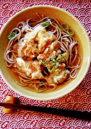 舞茸天ぷら蕎麦♪-レシピのメイン写真