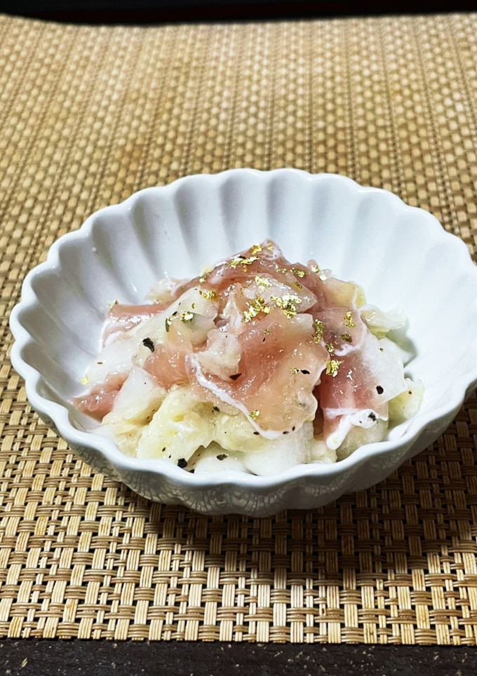 エコ！冬瓜のわたの生ハム和え-レシピのメイン写真