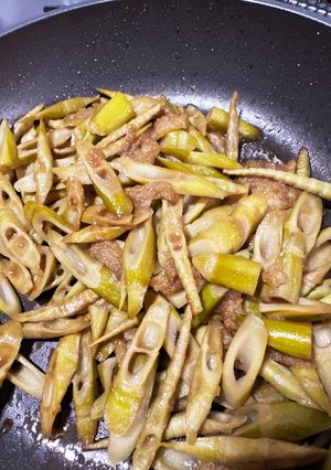 四方竹とお揚げさんの炒め煮-レシピのメイン写真