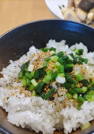 振りかけるだけ！ 簡単ネギ味噌ごはん-レシピのメイン写真