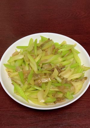 セロリのザーサイ炒め-レシピのメイン写真