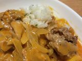 ビーフストロガノフ適当