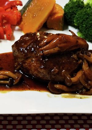 四毒抜き デミグラ風米粉のハンバーグ-レシピのメイン写真