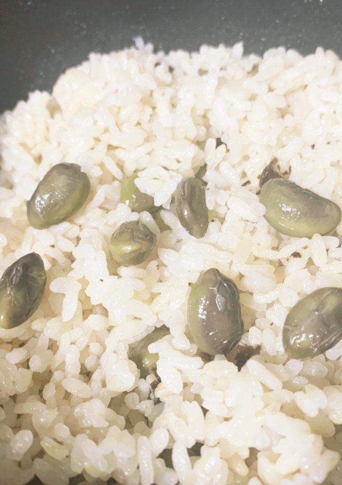 白だしで枝豆ごはん-レシピのメイン写真
