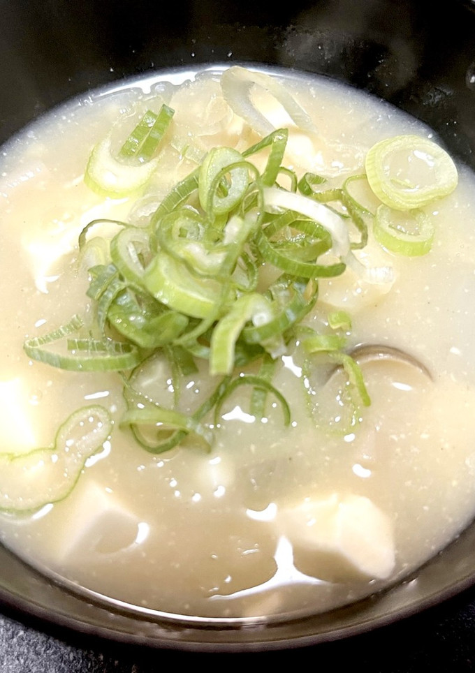 簡単！旨ッ！すいとんのお味噌汁-レシピのメイン写真