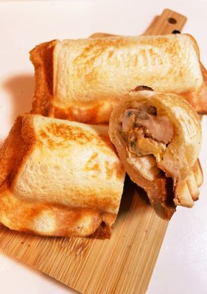 今朝の4w1hサンド「いか焼き」-レシピのメイン写真