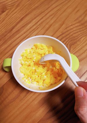 楽チン♪いりたまご〜♪離乳食にも♪-レシピのメイン写真