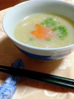 れんこん豆腐団子のほっこり味噌汁-レシピのメイン写真
