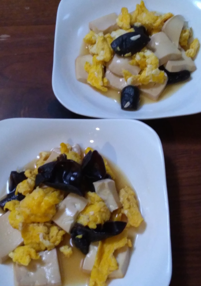 豆腐ときくらげの卵炒め-レシピのメイン写真
