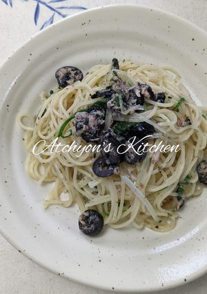 簡単!海苔ツナ冷製パスタ-レシピのメイン写真