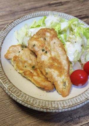 米粉で作るふわふわピカタ-レシピのメイン写真