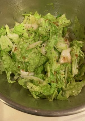 簡単　生白菜千切って混ぜるだけサラダ-レシピのメイン写真
