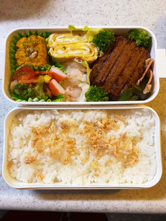 娘中学生お弁当221022-レシピのメイン写真