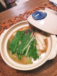 1人土鍋贅沢豆乳味噌汁-レシピのメイン写真
