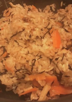 ひじき炊き込みご飯-レシピのメイン写真